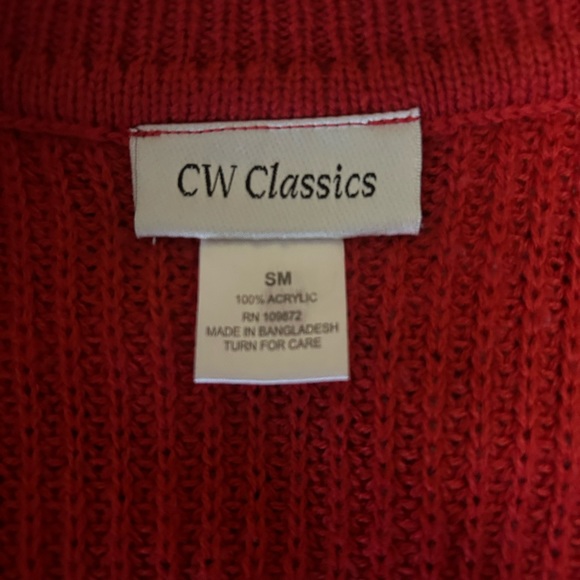 CW classics zip front cardigan sweater - Picture 7 of 7